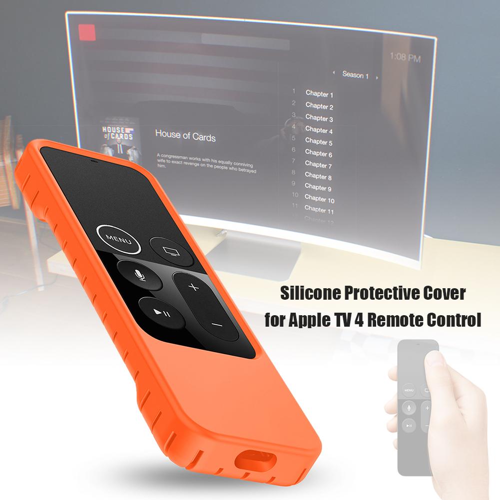 Remote Control Protective Case Silicone Smart Dust-Proof Remote Control Cover for Apple TV 4 Wireless Control Remote Housing