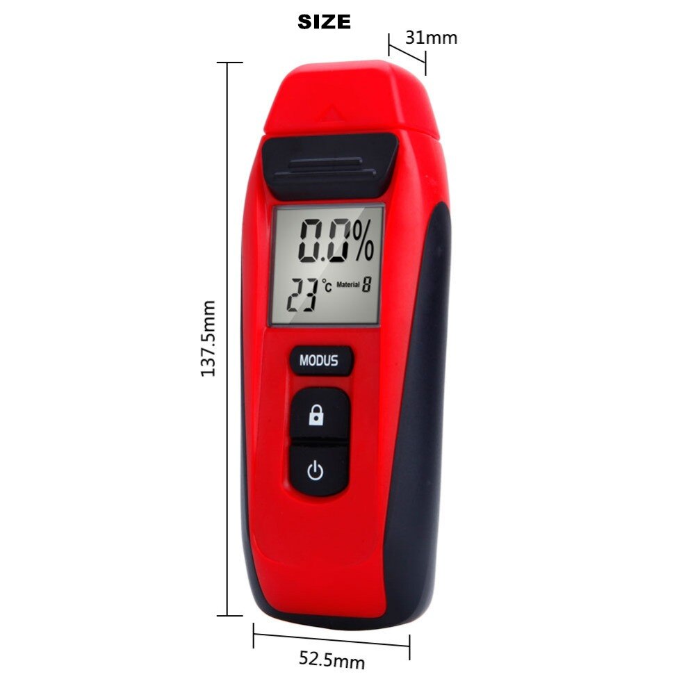 Vocht Sensor Lcd-scherm Digitale Vochtigheid 0.5% Nauwkeurigheid Vochtmeter Meten Water Test G110 Hout Vocht Tester