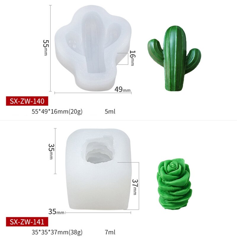 Concrete Flower Pot Mold Handmade Craft Clay Molds Multi-function Silicone Pot Mould For Succulent Plants Cactus Planting
