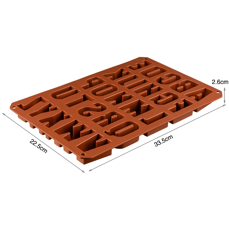 3D Alphabet Buchstaben Beton Silikon Formen Gips Nummer Hauptstadt Kleinbuchstaben bilden DIY Kuchen Harz Hause Dekorationen Werkzeuge: Freier Raum
