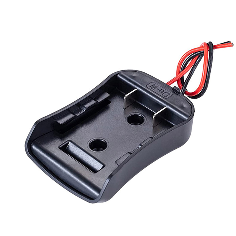 Battery Adapter for Dewalt 18V 20V MAX Battery Dock Holder Power Mount Connector with 12 AWG Home Power Tools Yellow/black: Beige