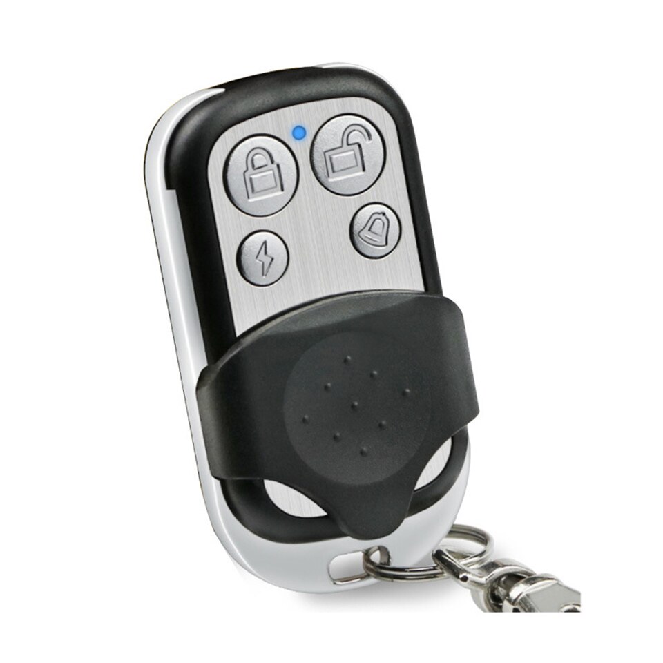 ALARMA DE SEGURIDAD PARA EL HOGAR de metal de , 433MHz, negro inalámbrico, alarma remota para sistema de alarma GSM,