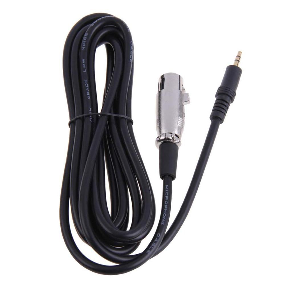 3 Pin Female To Right Angle 1/8 XLR3F To Right-angle 3.5 Mm TRS For DV Camera/ Microphone Mic Stereo Jack Mic Cord Cable