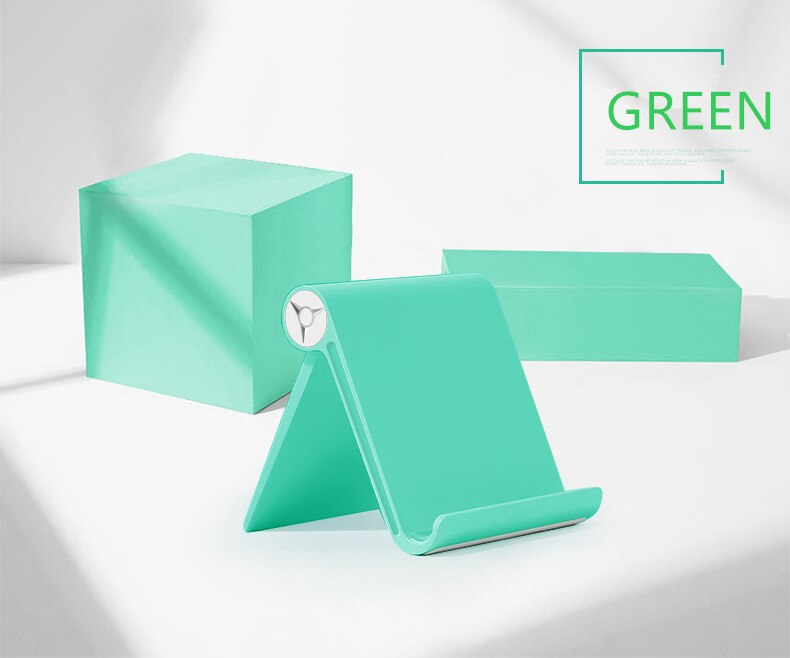 Ugreen Phone Holder Stand Moblie Phone Support For iPhone Xiaomi Samsung Huawei Tablet Holder Desk Cell Phone Holder Stand: GREEN PLUS