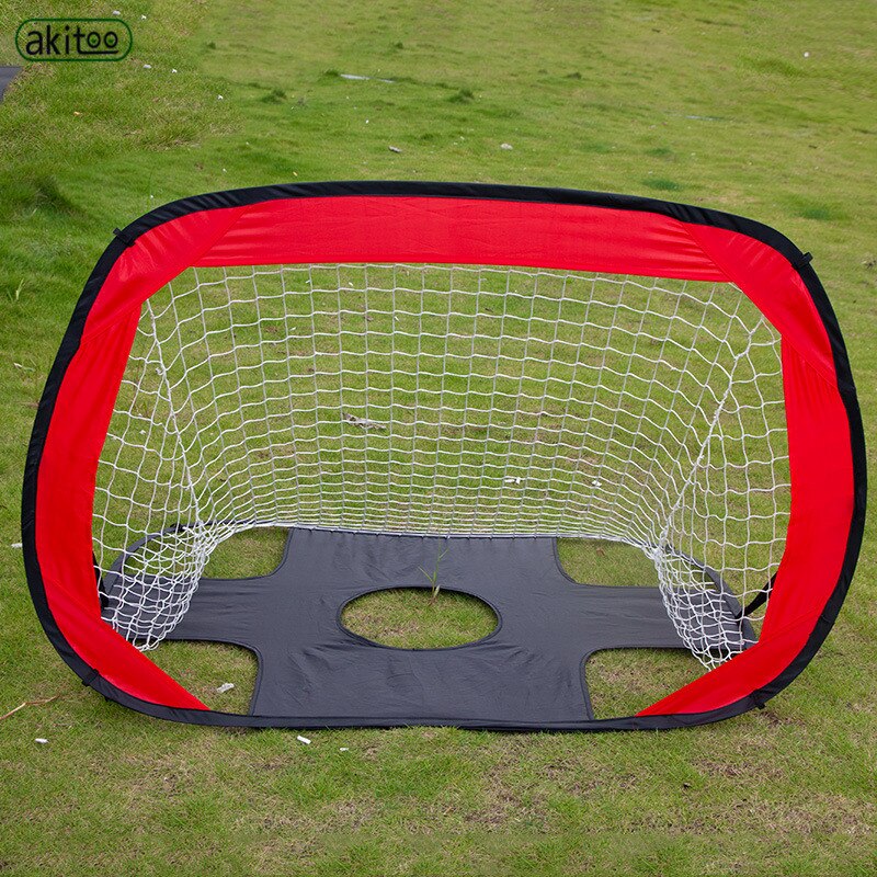 Akitoo kinderen voetbal doel opvouwbare draagbare voetbal netto 3 of 4 persoon frame deur frame voetbal deur frame speelgoed #1414