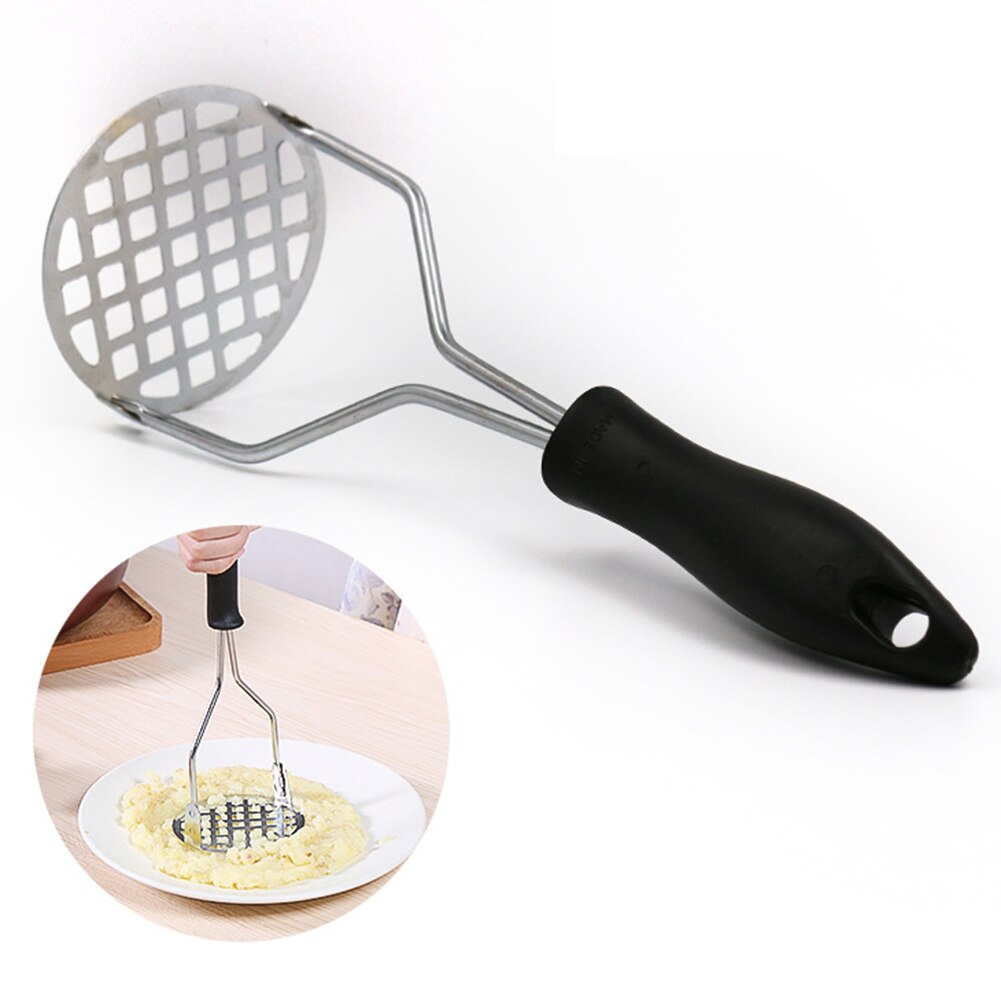 Non Slip Handle Stainless Steel Potato Masher Ricer Vegetable Fruit Blender Tool