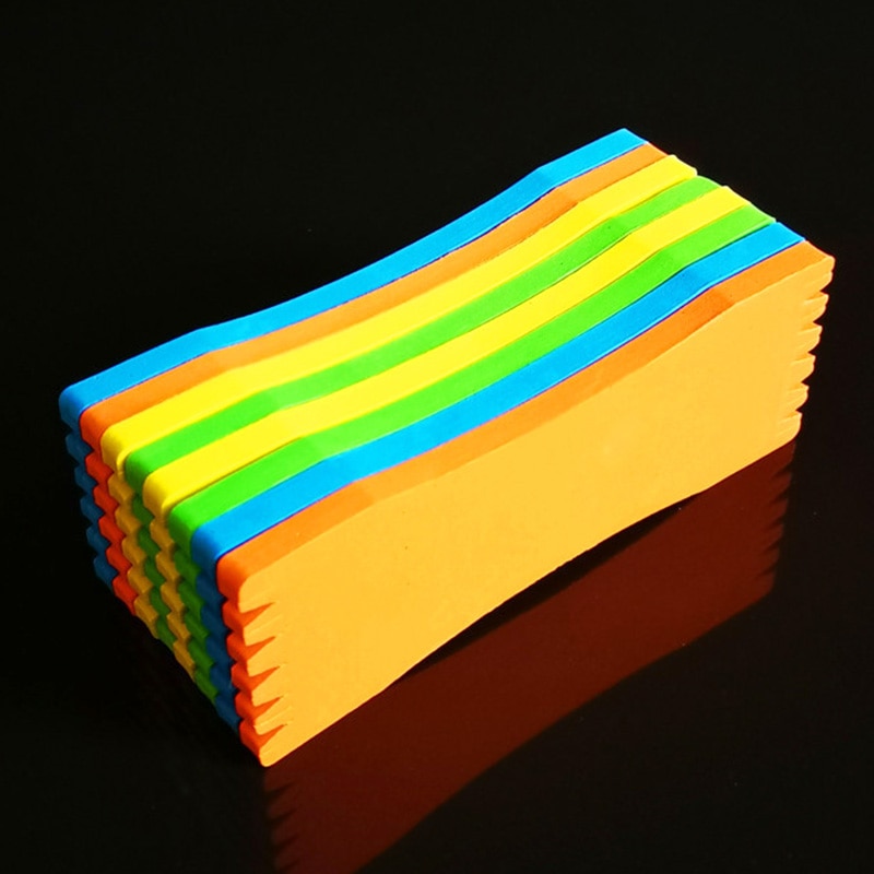 5pcs/Lot Strand Board Foam Wrap EVA Foam Wire Board Fishing Winding Line Board Pesca Fishing Tackle Accessories 12cm*5cm*0.7cm