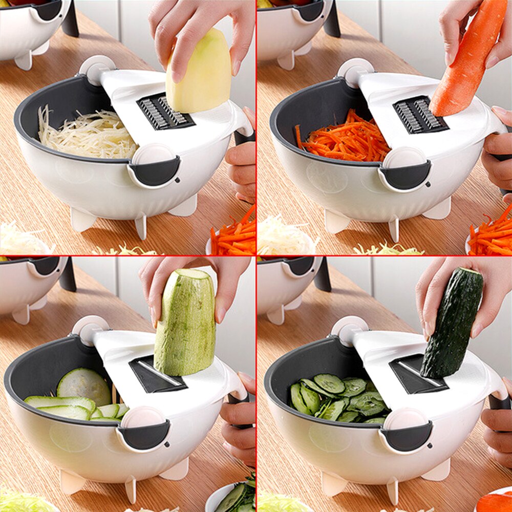 Multifunctionele groentesnijder huishoudelijke potato slicer chip snijmachine radijs rasp Kitchen Tools Groente Cutter