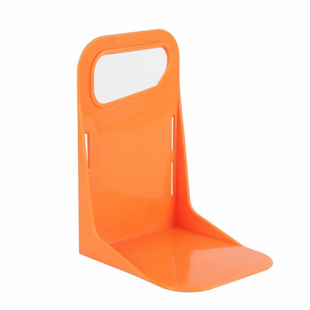 Bil bagagerum opbevaringsboks fast skillevæg bil plast baffel solid baffel tilbage auto bagagerum fast rackholder: Orange