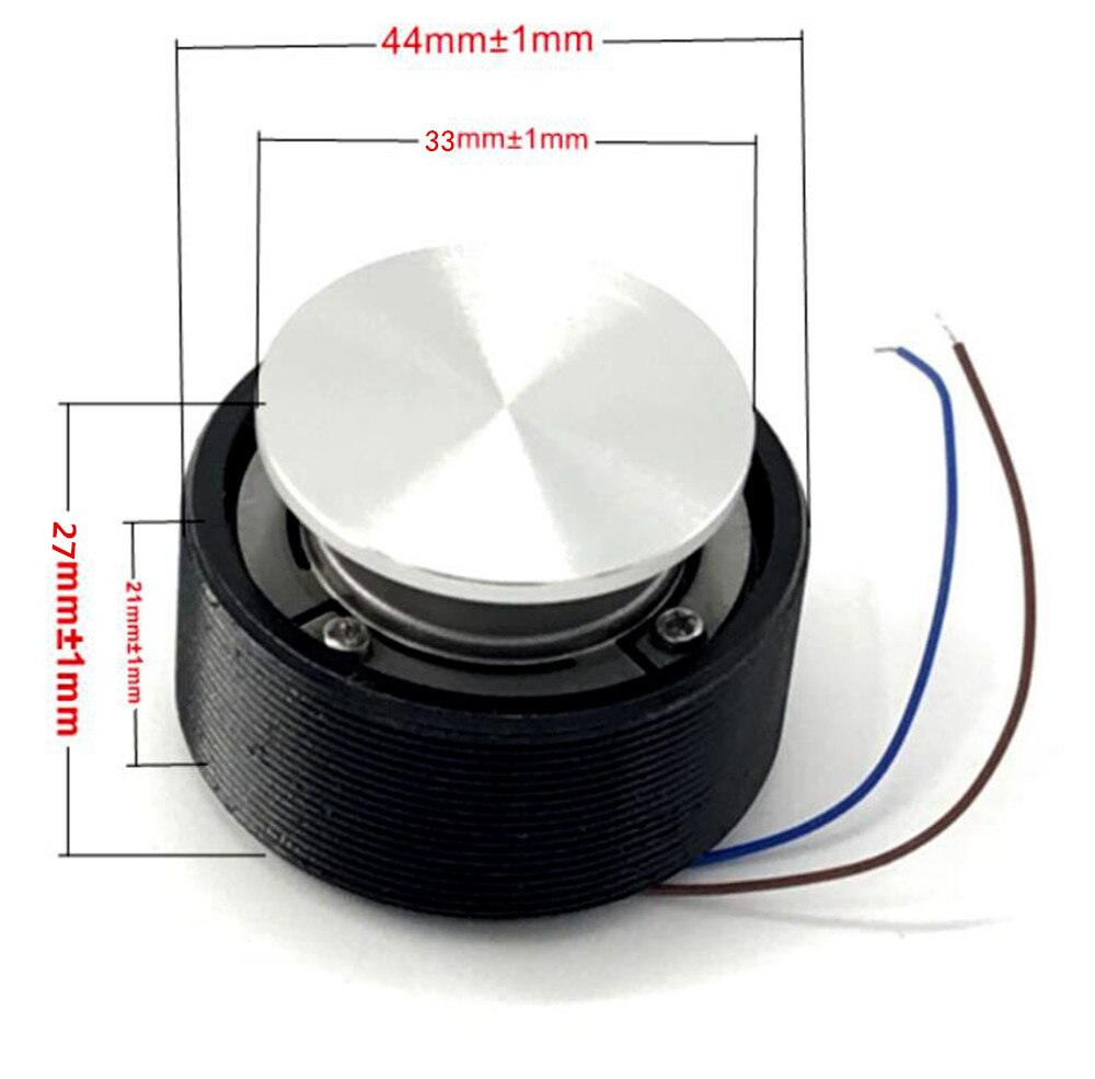 1Pcs 44mm 4 Ohm 25W Resonance Speaker Vibration Strong Bass full range Louderspeaker All Frequency Horn Speakers