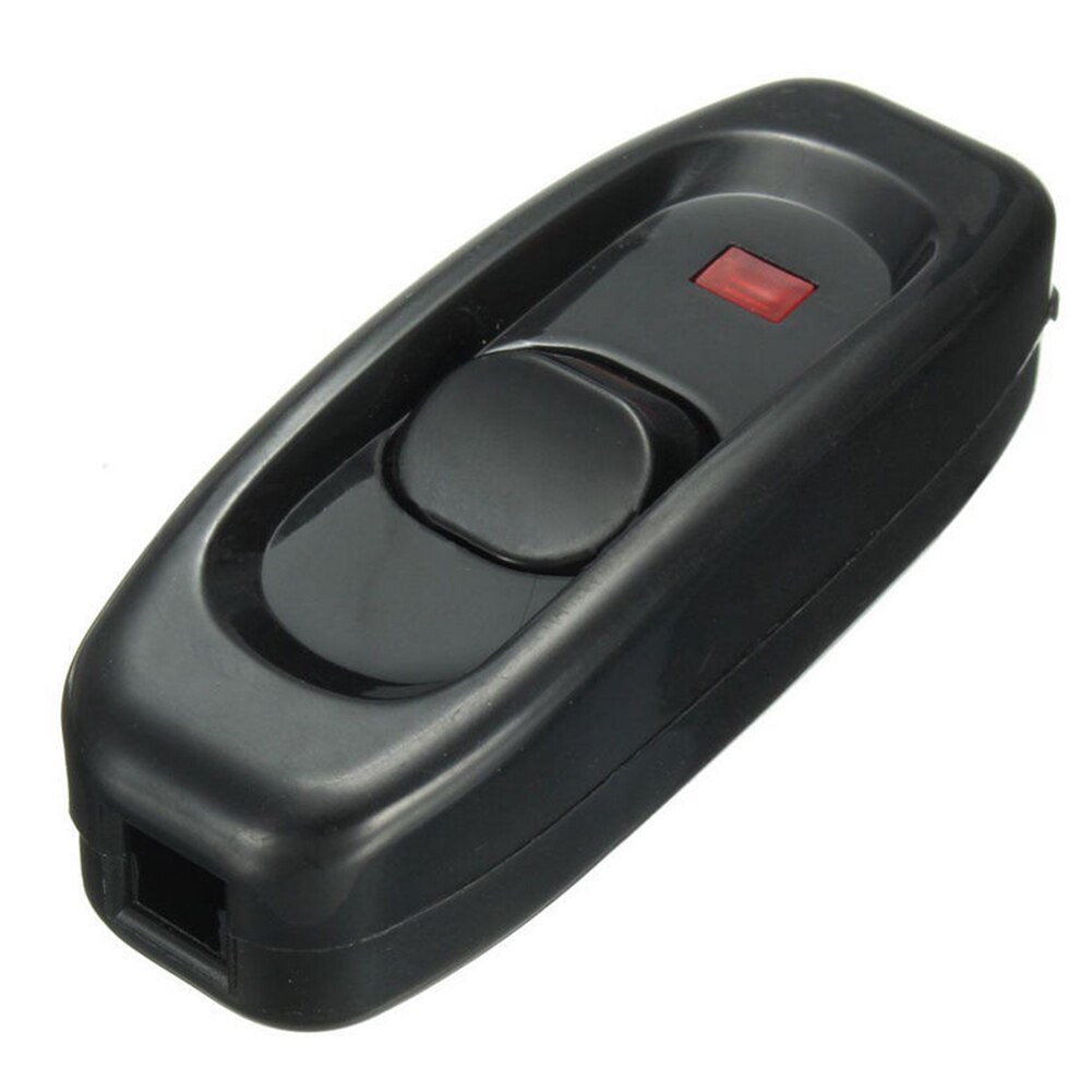 10A Living Room Inline Table Lamp Accessories Electronic On-Off Plastic Bedroom Home Multifunction Light Switch: white