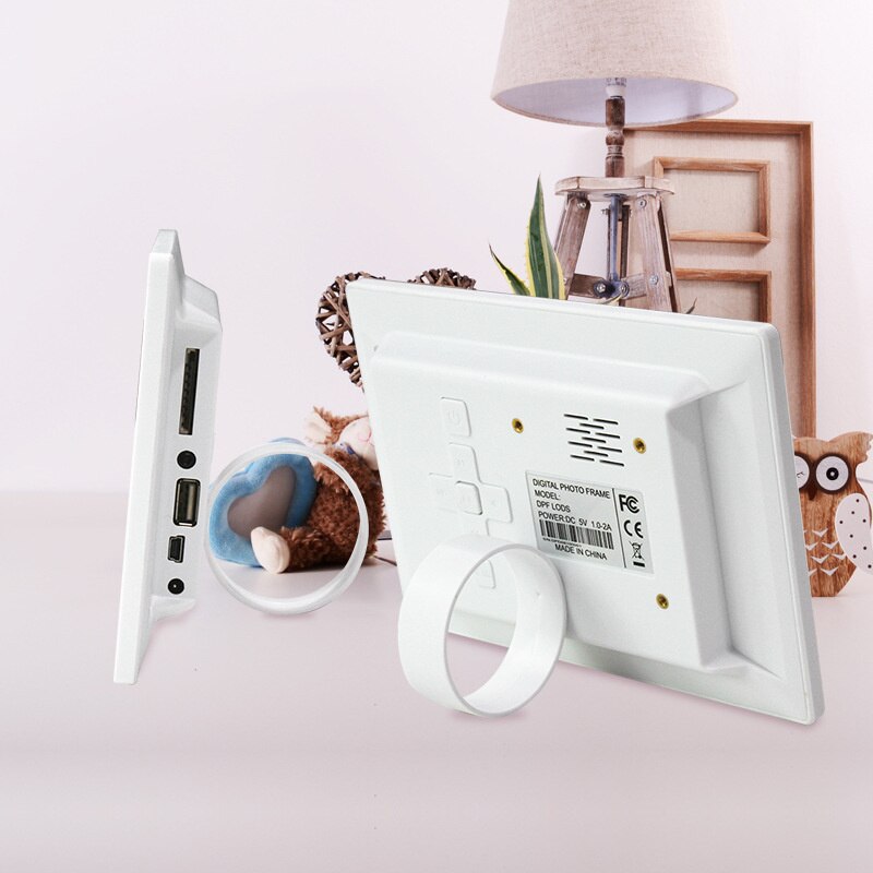 7-Inch Hd Digitale Fotolijst Video Speler Digitale Fotolijst Met Muziek, Video Functie