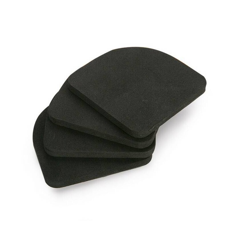 4Pcs Universal Anti-Vibration Feet Pads Washing Machine Rubber Mat Anti-Vibration Pad Dryer Refrigerator Base Fixed Non-Slip Pad: 4pcs Black A