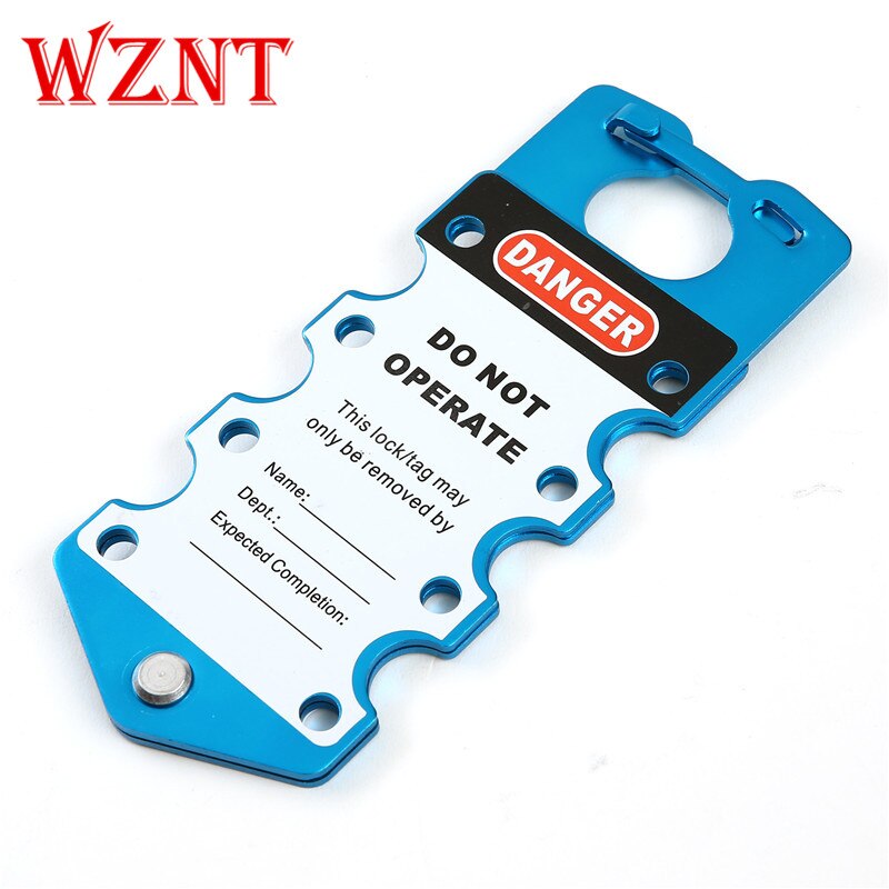 Aluminum joint buckle lock HASP Write on Labeled Group Aluminum Lockout Hasp aluminium Hasp Lock Safety hasp Lockout