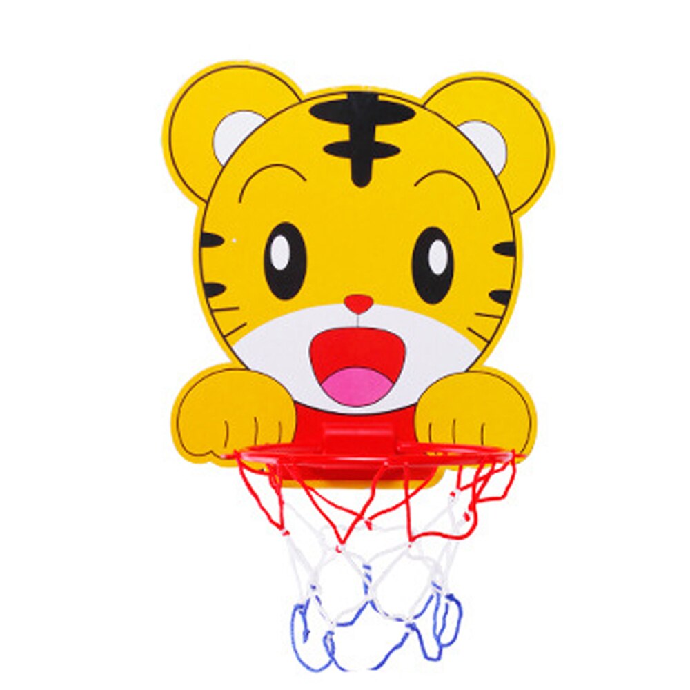 Cartoon Animal Basketball Board Indoor Fitness Sports Mini Basketball Hoop For Children - Basketball Board: Tiger