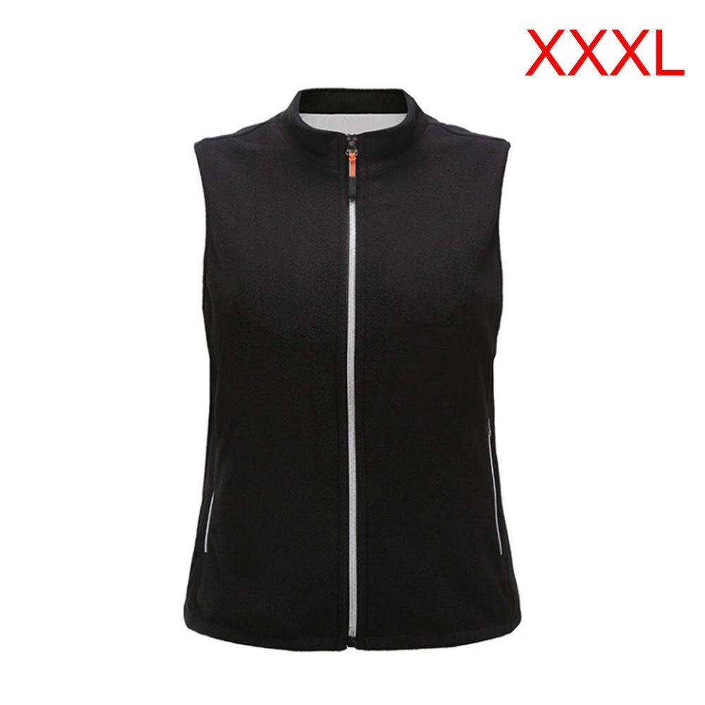 Black Xxxl Elektrische Vest Verwarmde Jas Comprimeren Body Warmer Thermische 3 Niveaus Passen Temperatuur Verwarmd 5 Verwarming Gebieden