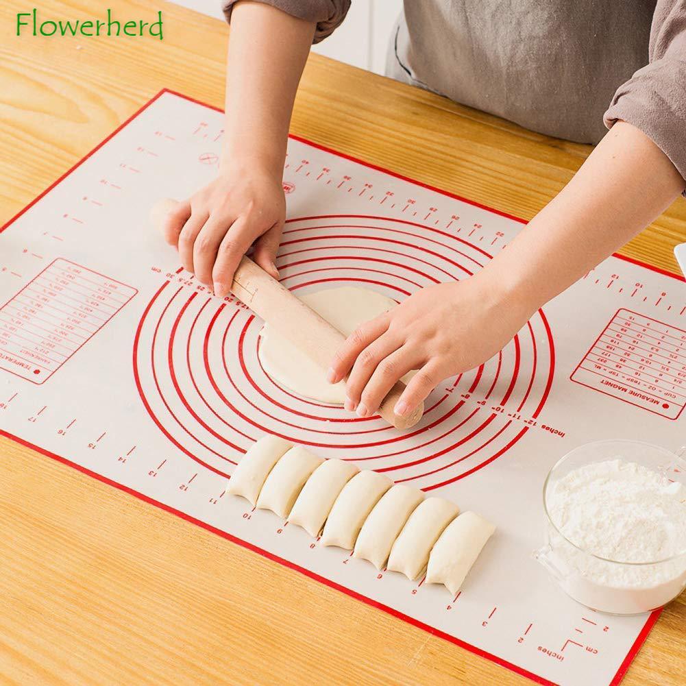 Silicone Baking Mat Kneading Mat Pizza Dough Maker Pastry Kitchen Gadgets Cooking Tools Utensils Bakeware Kneading Accessories
