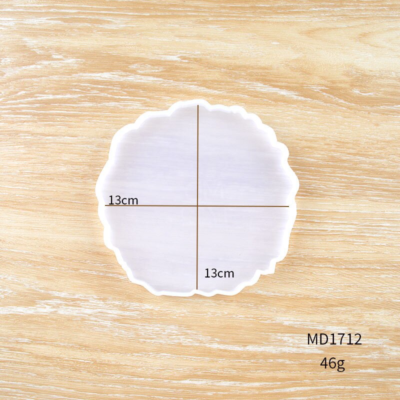 Crystal Resin Coaster DIY Kit Make Your Own Crystal Resin Coaster Individual Table Silicone Mat Placemat Coaster Stand: 04