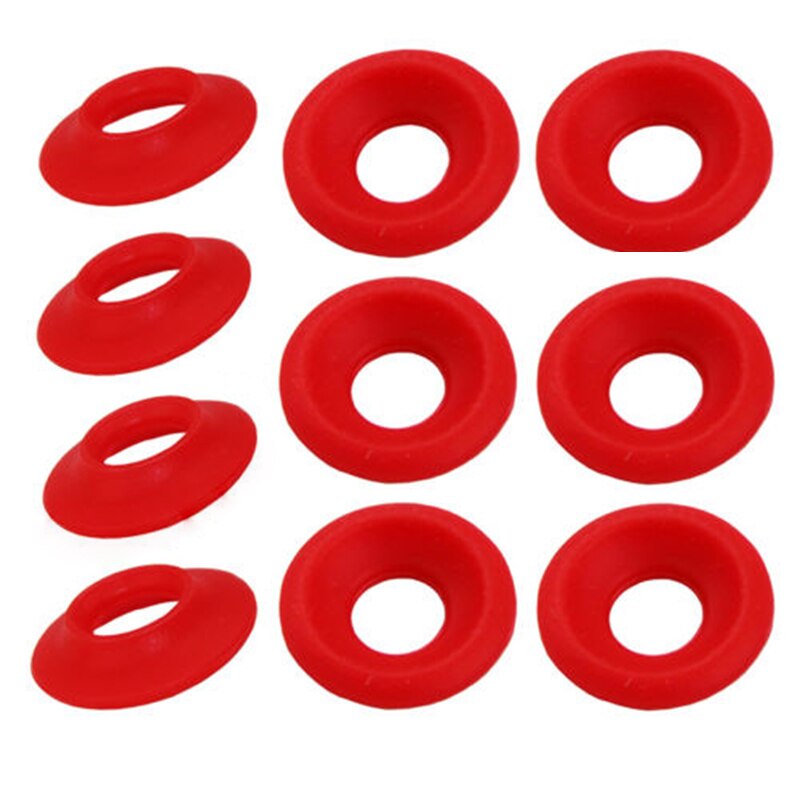 25X Rubber Gaskets Washers O Rings Seals Backs Waterproof For Grolsch EZ Cap Flip Bottle Cap Washers Rubber Gaskets Washer: Red
