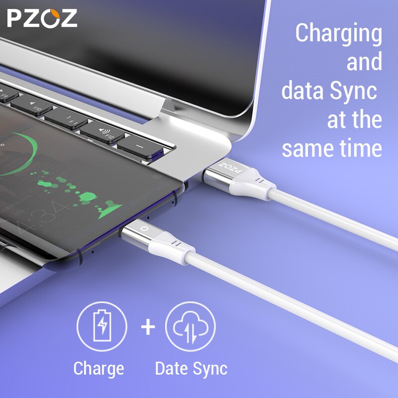 PZOZ 5A USB-Tipo C Cabo Para Huawei P20 P10 P9 Companheiro 20 Pro X 10 lite Honra 8X carregador Rápido Carregamento USB Do Telefone móvel Cabo de Dados C 5A USB-Tipo C Cabo Para Huawei carregador Rápido Carregamento