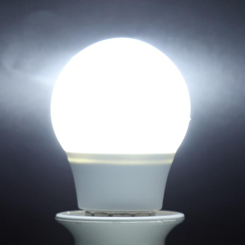 Ampoule à économie d'énergie E27, 3W AC85-265V, haute lumière LED lumineuse, Durable, ampoule pour éclairage de chambre à domicile