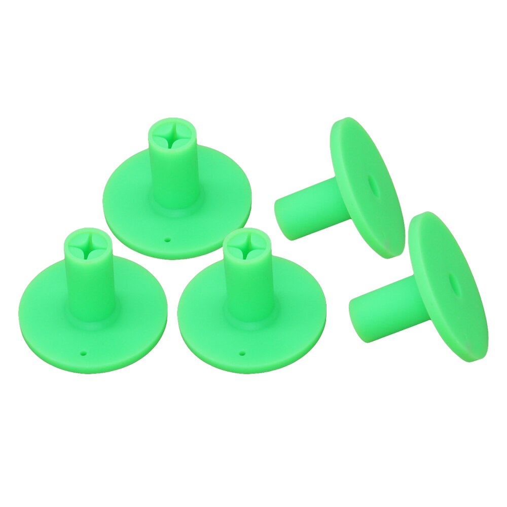 Golf Rubber Tee Holder Set for Golf Driving Range Tee Practice Tool Pack of 5: Green