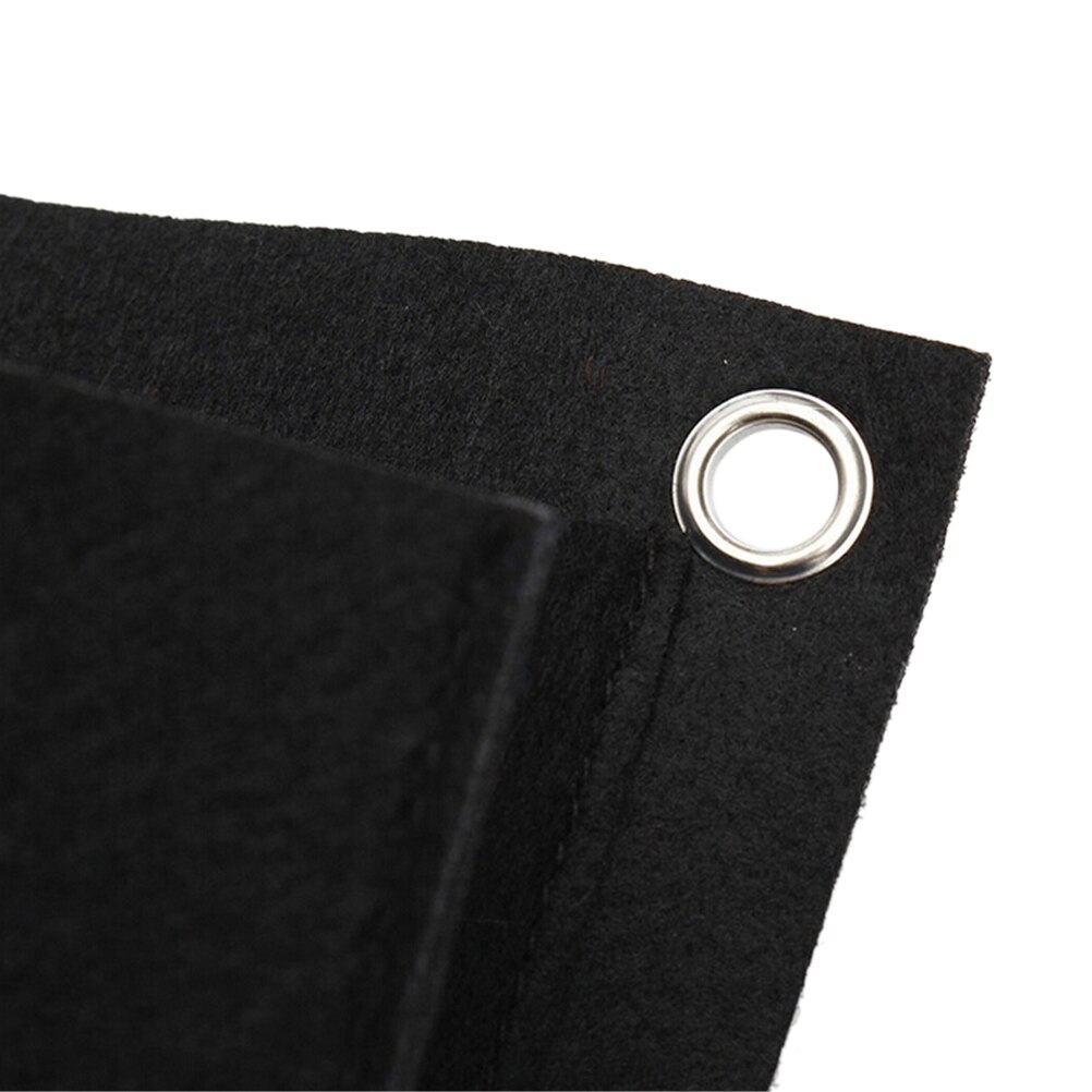 Garden Planter Wall-mounted Polyester Home Gardening Flower Planting Bags Horizontal 4 Pockets Living Indoor Wall Planter