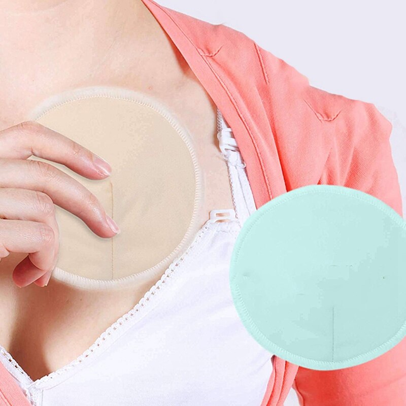 Organic Bamboo Breastfeeding Pads - 14x Washable Breast Pads, Maternal Breastfeeding Nipple, Breastfeeding, Reusable Nipple Hood