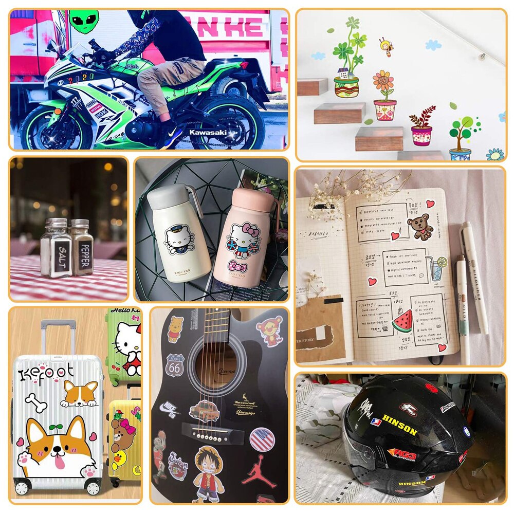 10/30/50/100Sheets A4 Glossy Printable Vinyl Sticker Paper Waterproof 210*297mm Self-Adhesive Label Sticker for Inkjet Printer