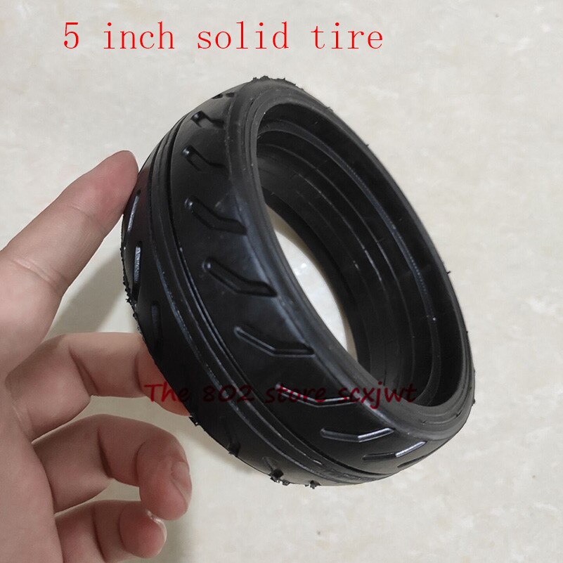 5 inch solid tire for balancing car, electric skateboard , Trolley Cart , baby carriage 5 inch rubber tyre