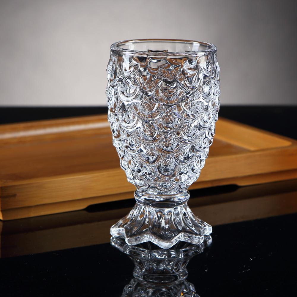 2 stk pr. enhed 210ml/7oz ananas cocktailglas whisky eller saftigt glas blyfrit glas tilbehør til hjemmebaren miljøvenligt
