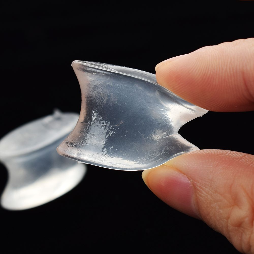 2Stck Fuß Finger Zehe Silikon Gel Zehe Separator Abstandshalter Erzähler Hallux Valgus Pedikübetreffend Korrektor Ballen Knochen Schutz Fuß Pflege