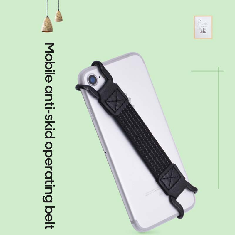 Universal- eins Hand Bedienung Anti-Unterhose Starke Metall Halterung Gurt Finger Griff Elastischen Band Gurt Telefon Halfter Für Handy, Mobiltelefon/iPad