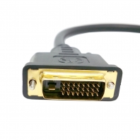 DVI 24+1 DUAL LINK DIGITAL MALE to DVI MALE M/M HDTV VIDEO Monitor EXTENSION CABLE 30CM