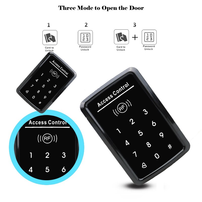 Kit Sistema Controllo Accesso Porta WiFi Tuya Smart - RFID, Tastiera, Serratura Elettrica, Alimentatore