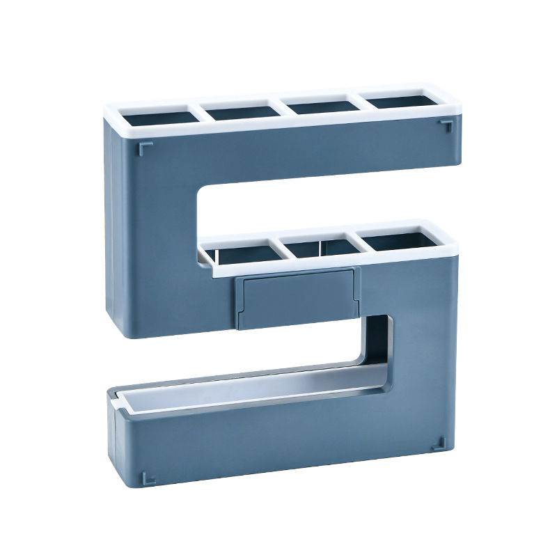 1 stks Plastic Wandmontage Parapluhouder Lekvrije Deur Hal Organizer Waterbestendig Opbergdoos voor Hal/Thuis: Blauw