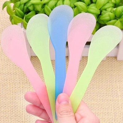 10pcsFacial Mask Spoon Stick Set Kit DIY Face Mask Spoon Beauty Makeup Sticks Mud Mixing Tools White Pink Retail TSLM1