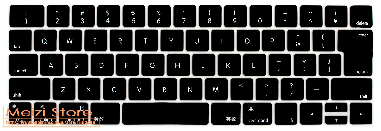 Giapponese Giappone lingua Della Tastiera Della Copertura Della Protezione per il Nuovo Macbook pro 13 15 con tocco sbarra 2016 2017 noi/Universale inserire: English lettera