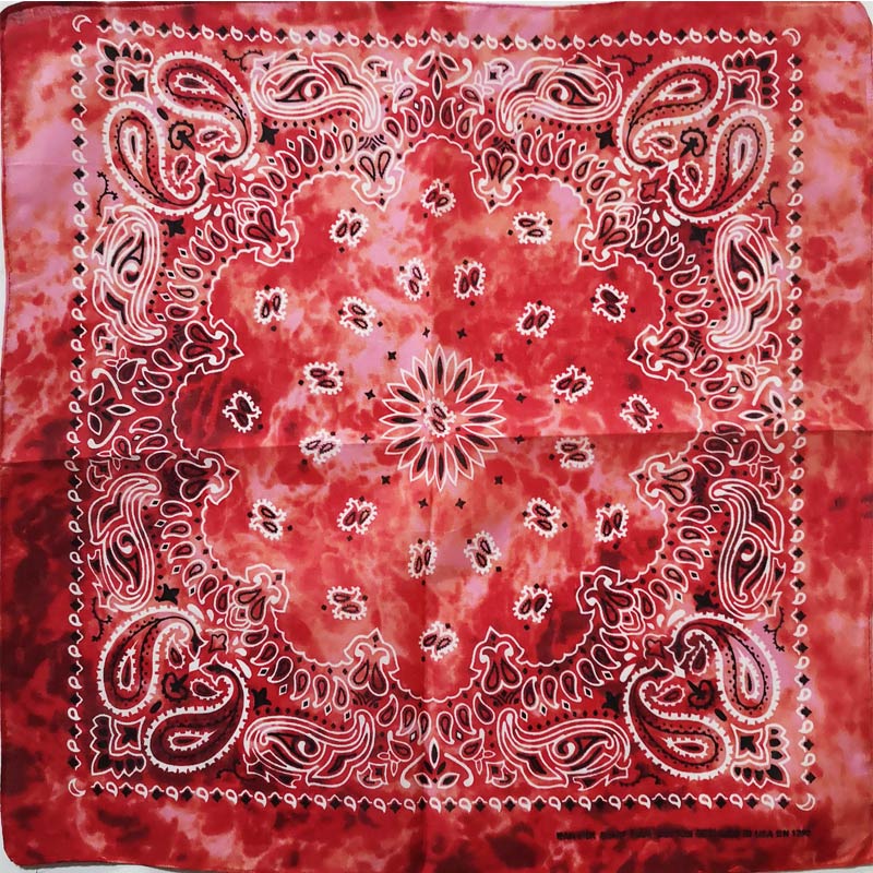 Pañuelo cuadrado de algodón para hombre y mujer, Bandana Unisex de estilo Hip Hop, banda para el pelo de Cachemira a la , bufanda para el cuello y la muñeca, pañuelo mágico: 21