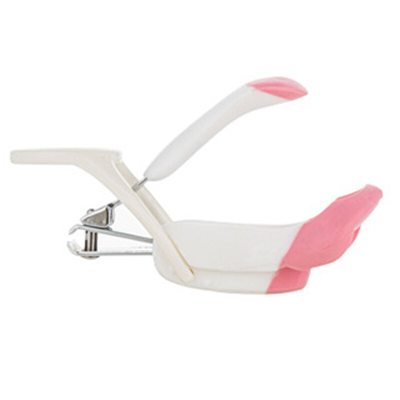 Cortauñas con lupa supertransparente para niños, herramientas de corte para el cuidado del bebé, 1 Uds.: Rosa