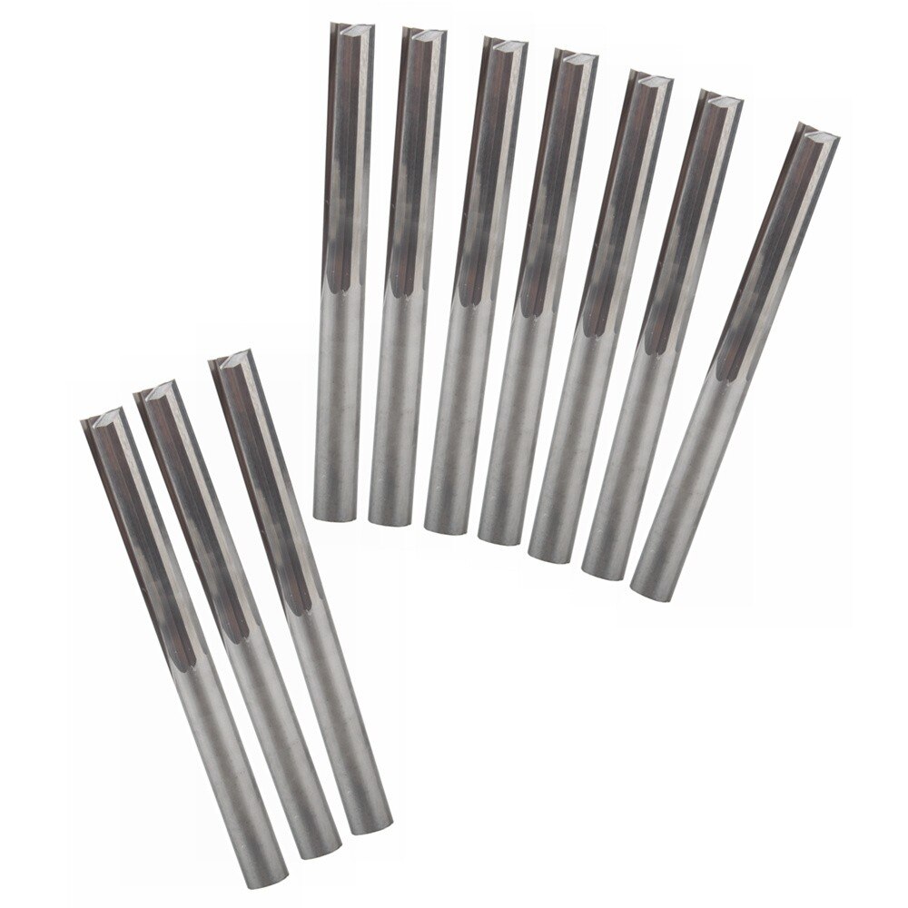 10 kpl 4 x 22mm kaksi uraa suora ura jyrsin cnc kaksiulotteinen leikkaustyökalut jyrsinterä