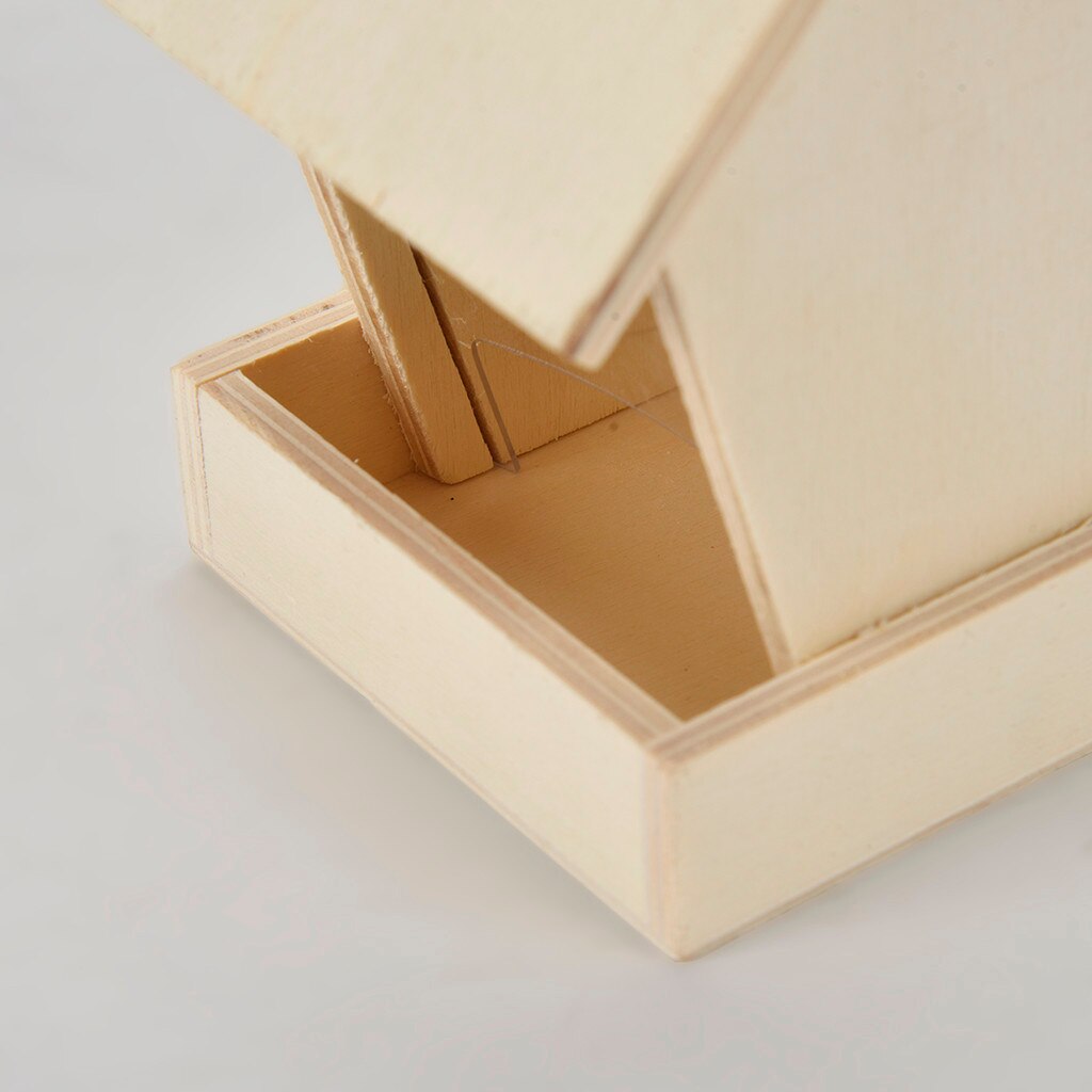 Wooden Bird Feeder House Hanging Birdhouse for Garden Yard Outdoor Hexagon Shaped With Roof Outdoor Food Container home decor