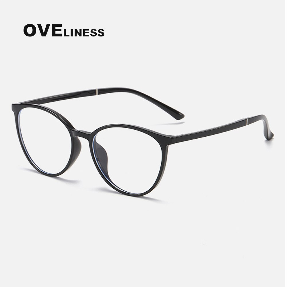 Anti-blauw licht computerbril heren scherm straling bril gaming blauw licht blokkerende bril goggle uv-bril: Glanzend zwart