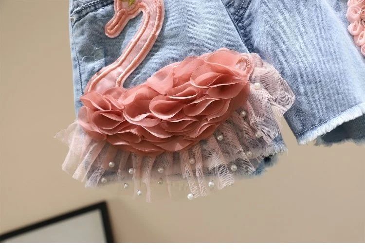 Zomer Meisjes Shorts Kinderen Losse Pants Dunne Meisjes Denim Shorts Kinderen Broek Tiener Shorts Meisje Kleding