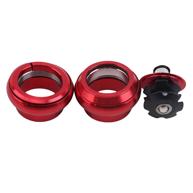 Bike Headset 34MM Mountain Bike Road Bike Headsets Threadless External Headsets Sealed Cartridge Bearings Bicycle Parts: red