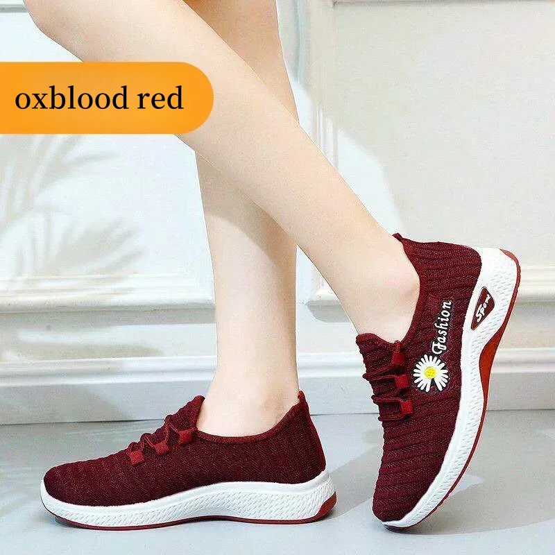 Women's Shoes Autumn Style True Fly Weaving Old Beijing Cloth Shoes Little Daisy Women's Casual Sports Shoes Walking Shoes