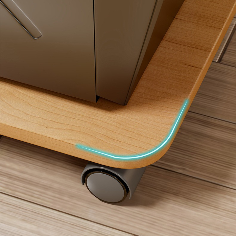 Main chassis rack, office desk, household desktop computer case, universal with pulley, floor standing height storage rack,rack