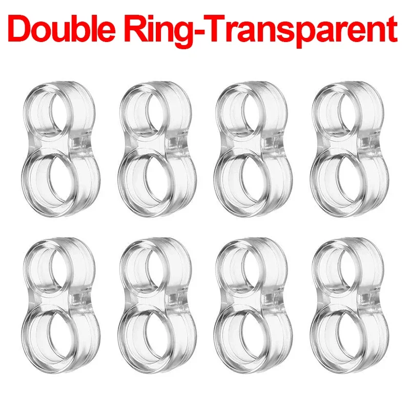 1/10 Stück Türstopper Silikon Türgriff Puffer Wandschutz Türklinke Stoßstange Möbel geschützte Sturzpads stoßfeste Ringe: M / Schwarz
