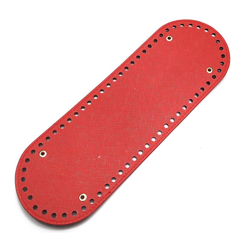 1PC Bag Bottom Shaper Bags Cushion Pad for Shoulder Handbag Making DIY Purse Solid Color 64 Holes Accessories: Red