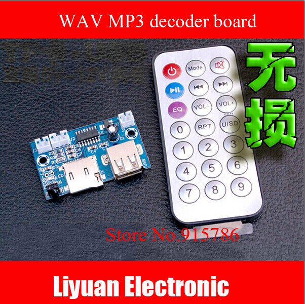 MINI 12 V lossless muziek decoder/WAV MP3 decoder board/tf-kaart usb speler